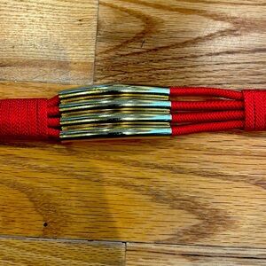 ￼Vintage Belt W/ Gold Buckle